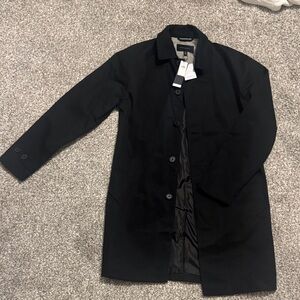 Banana Republic Men's Black Trench Coat